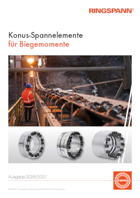 Konus-Spannelemente für Biegemomente