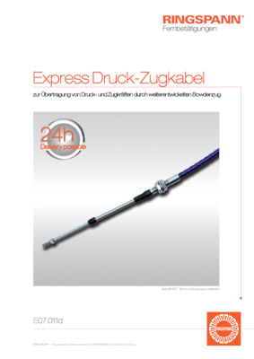 Express Druck-Zugkabel