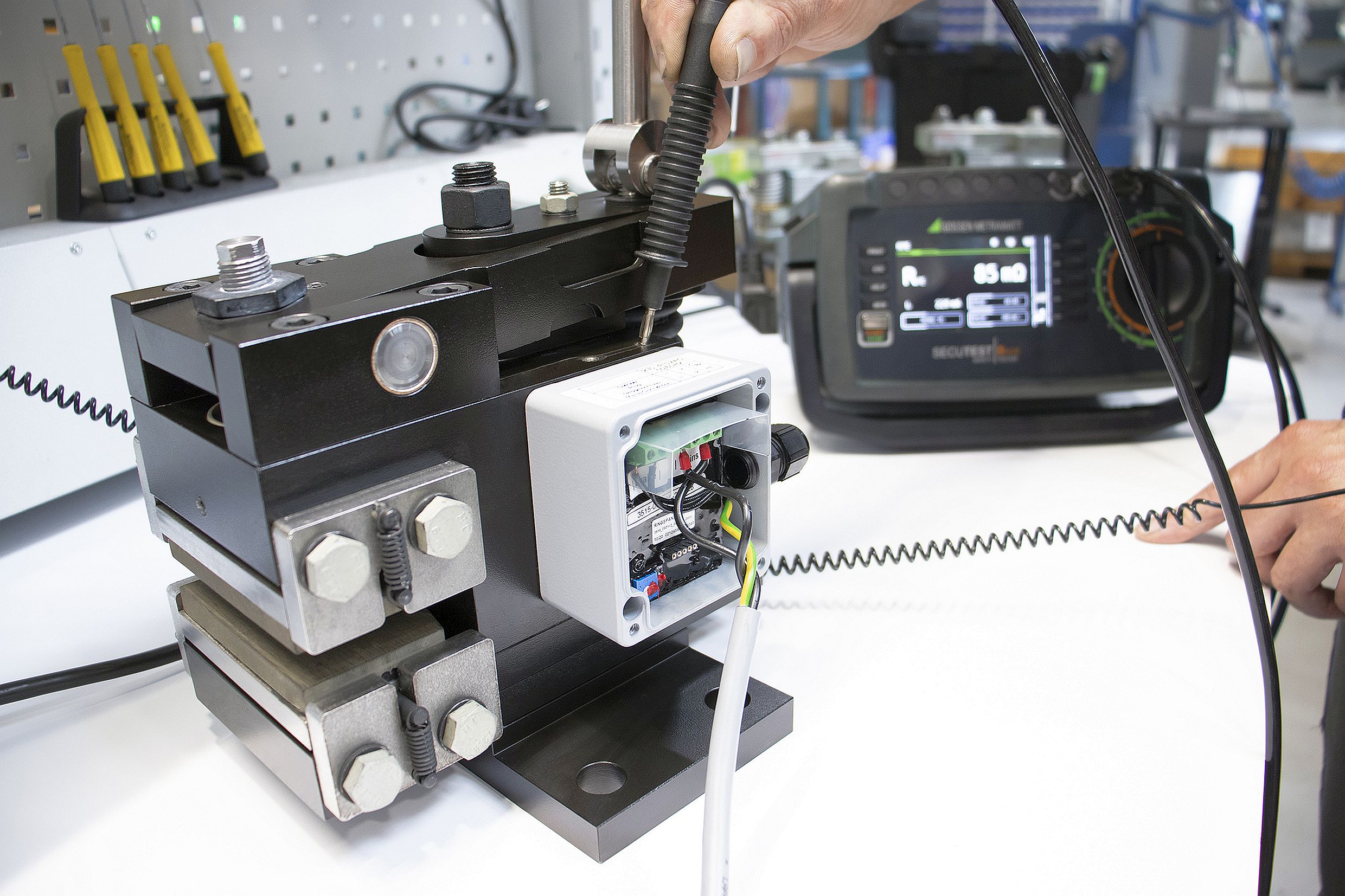 Endprüfung der Elektromagnetischen Scheibenbremse EV/EH Endprüfung der Elektromagnetischen Scheibenbremse EV/EH