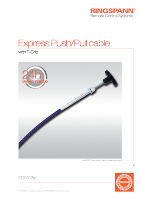 Express Push/Pull cable with T-Grip